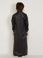 Zaydan Kids Thobe - Black