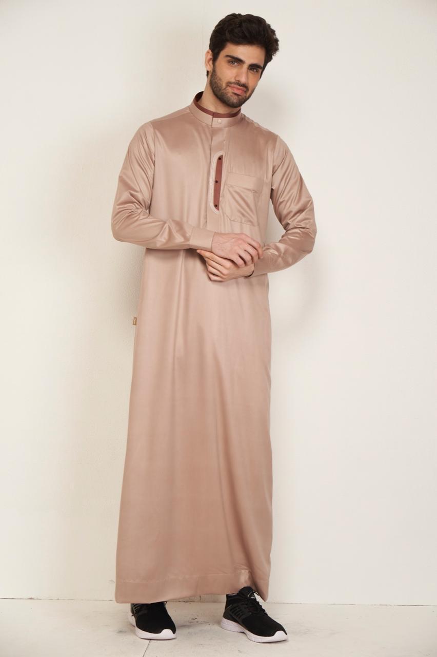 Qasif Thobe -  Beige -