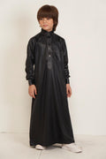 Lamsa Kid's Black Thobe