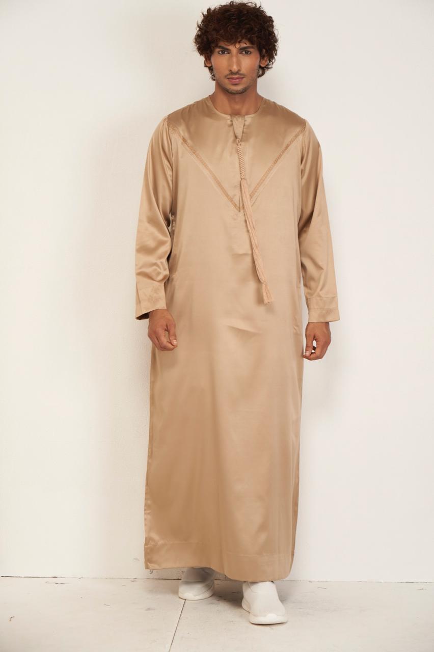 Emirati Thobe - Sahra Gold