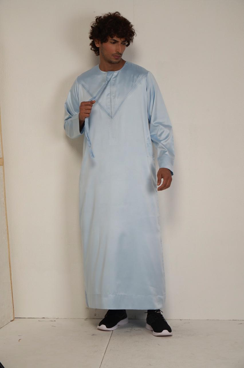 Emarati Thobe -  Sky Blue
