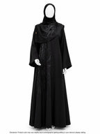 AMBER BLACK FLORAL ABAYA