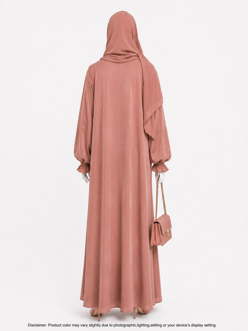 ZEINA PLEAT WORK- PEACH