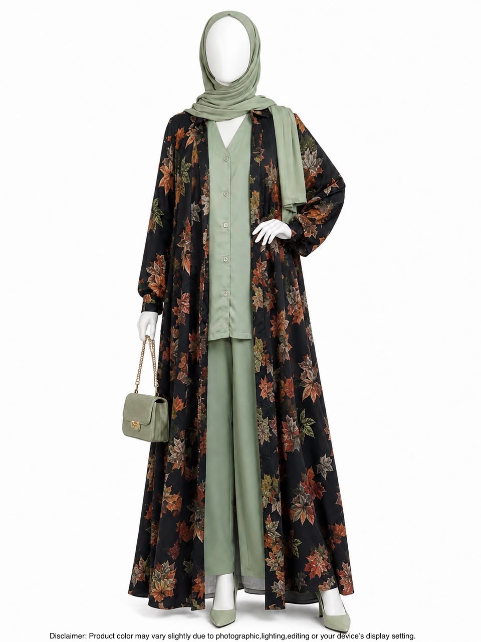 AMAL SHRUG SET- PRINTED