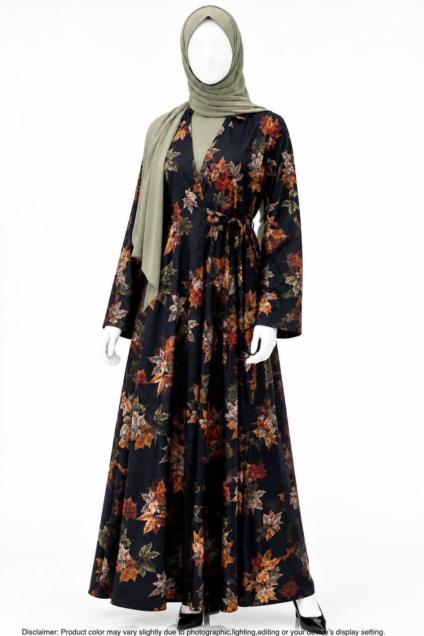 AMAL SHRUG SET- PRINTED