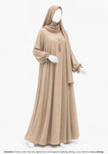 ZEINA PLEAT WORK- TAN