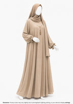 ZEINA PLEAT WORK- TAN