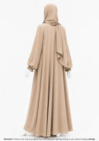 ZEINA PLEAT WORK- TAN