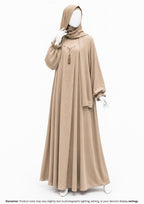 ZEINA PLEAT WORK- TAN