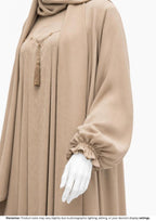 ZEINA PLEAT WORK- TAN