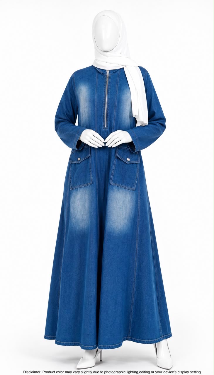 JEANZA DENIM ABAYA