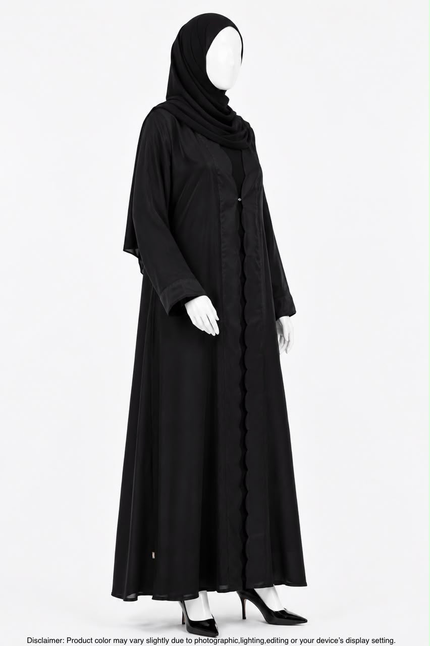 D-CUT ABAYA W/O INNER