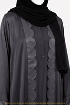 D-CUT ABAYA GREY W/O INNER