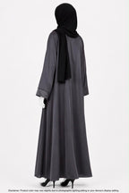 D-CUT ABAYA GREY W/O INNER