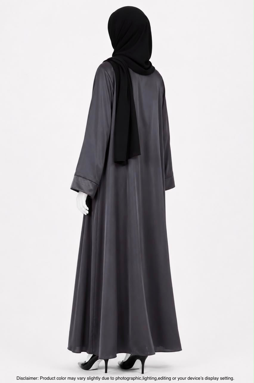 D-CUT ABAYA GREY W/O INNER