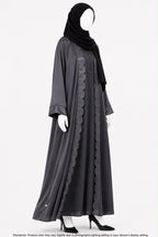 D-CUT ABAYA GREY W/O INNER