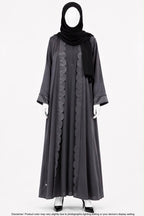 D-CUT ABAYA GREY W/O INNER