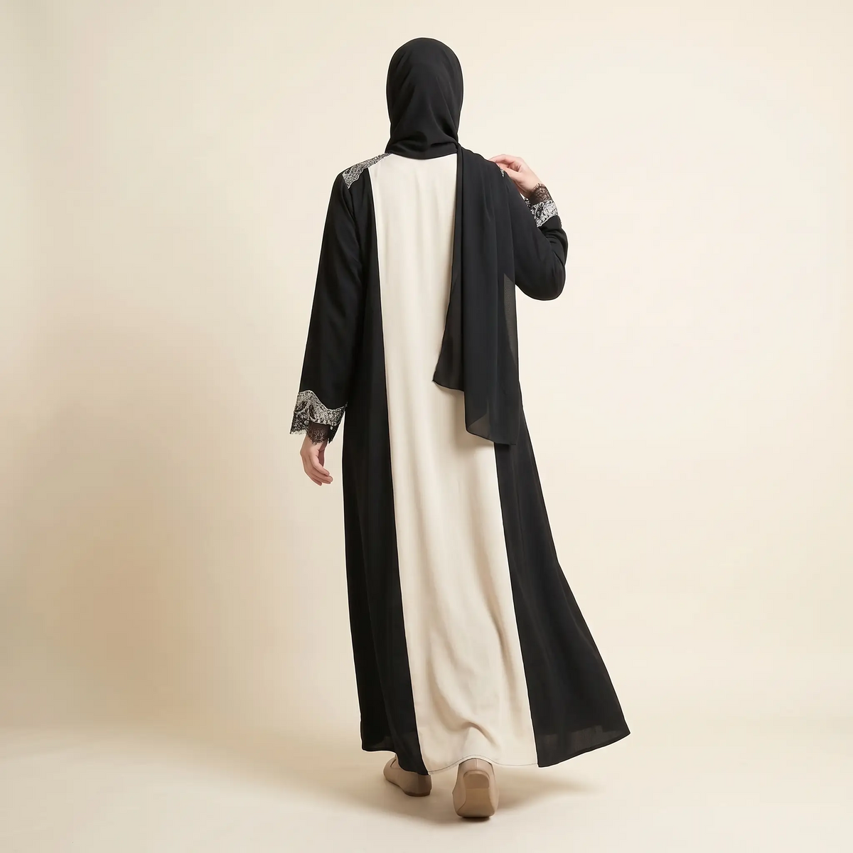 ZARELLE LACE ABAYA