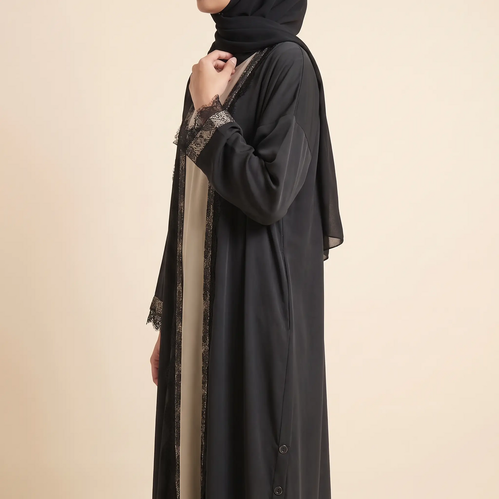 ZARELLE LACE ABAYA