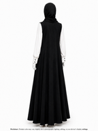 MAGIC COAT ABAYA BLACK&WHITE