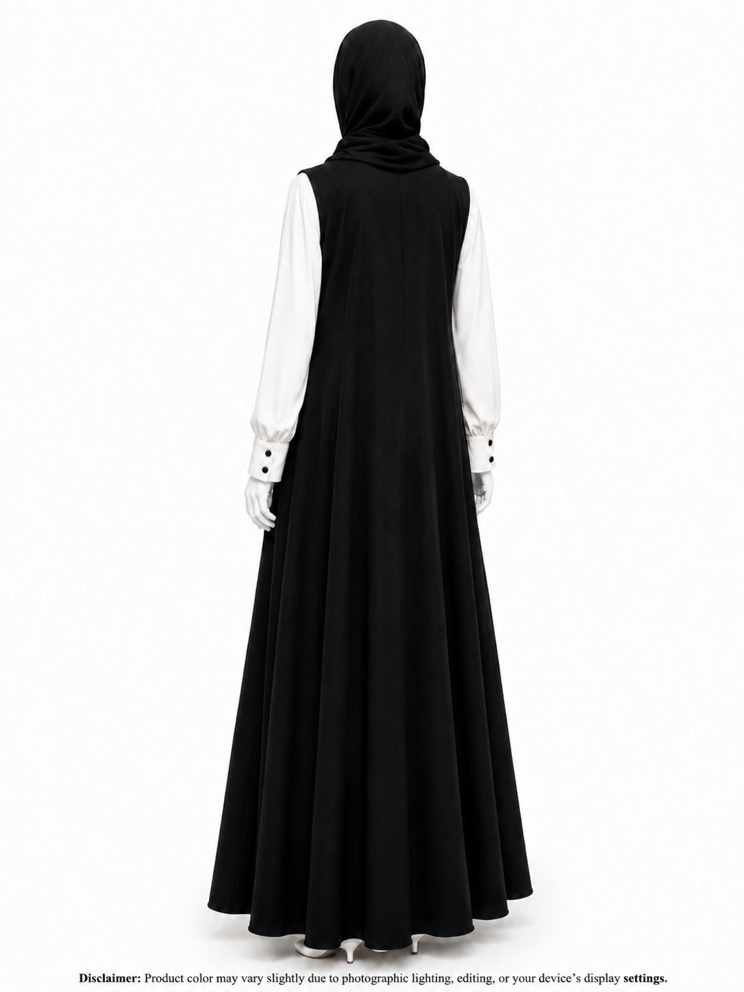MAGIC COAT ABAYA BLACK&WHITE