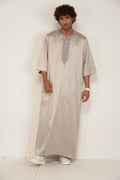Men’s Moroccan Kandura – Stone Beige