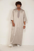 Men’s Moroccan Kandura – Stone Beige