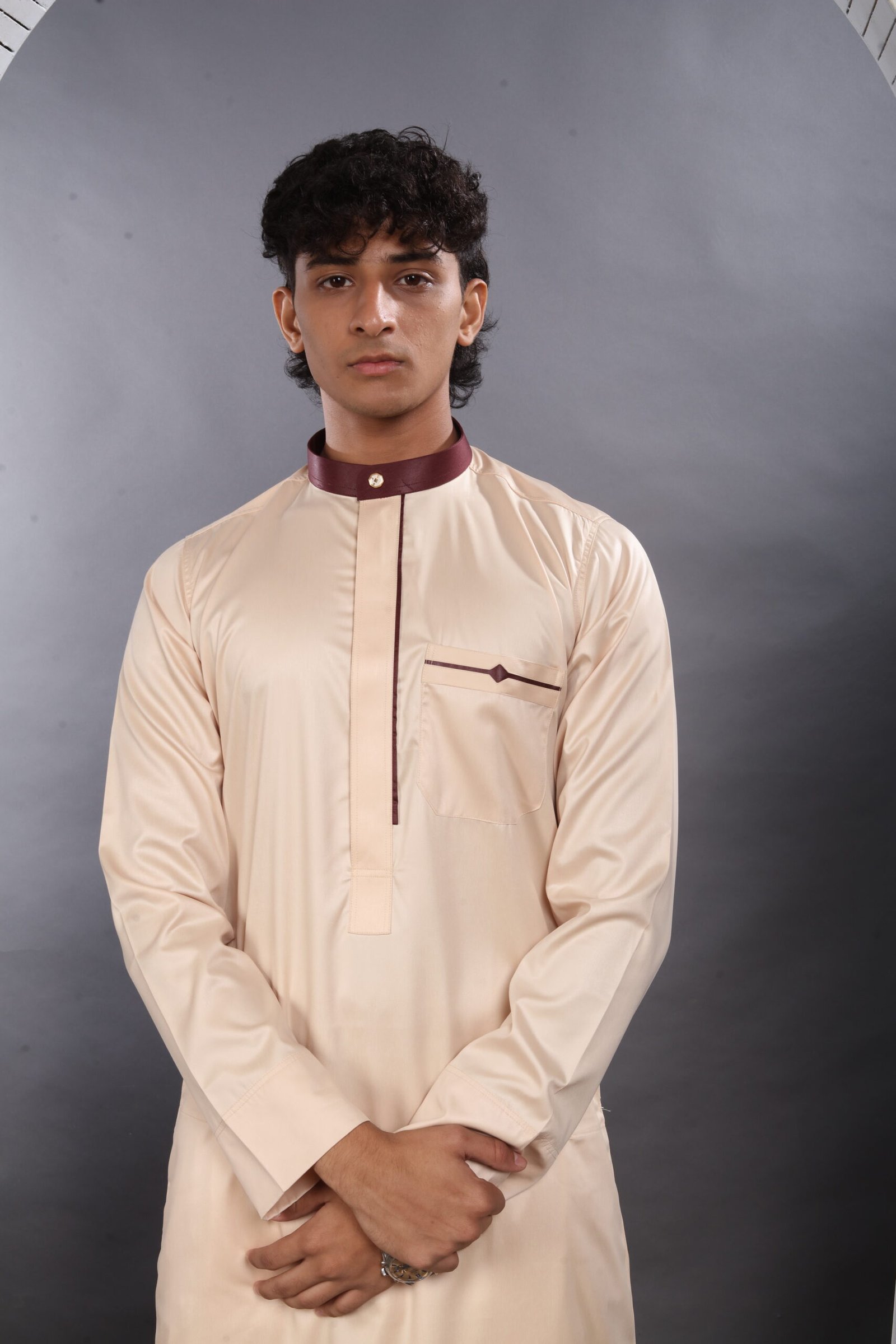 Desert Beige Premium Designer Thobe