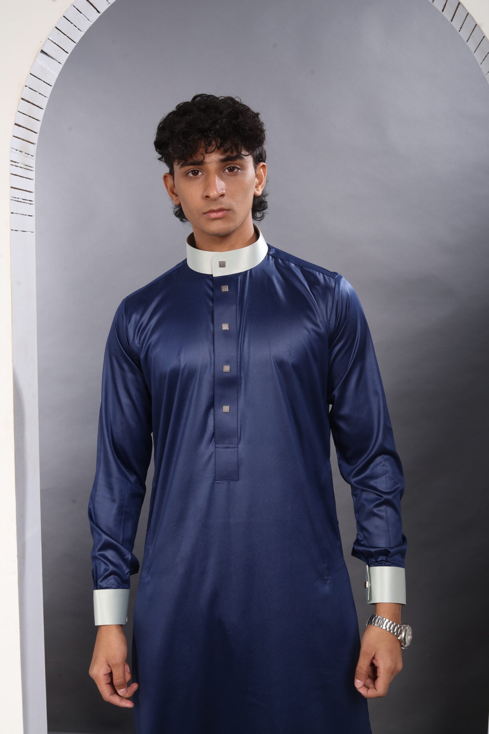 Royal Blue Premium Designer Thobe