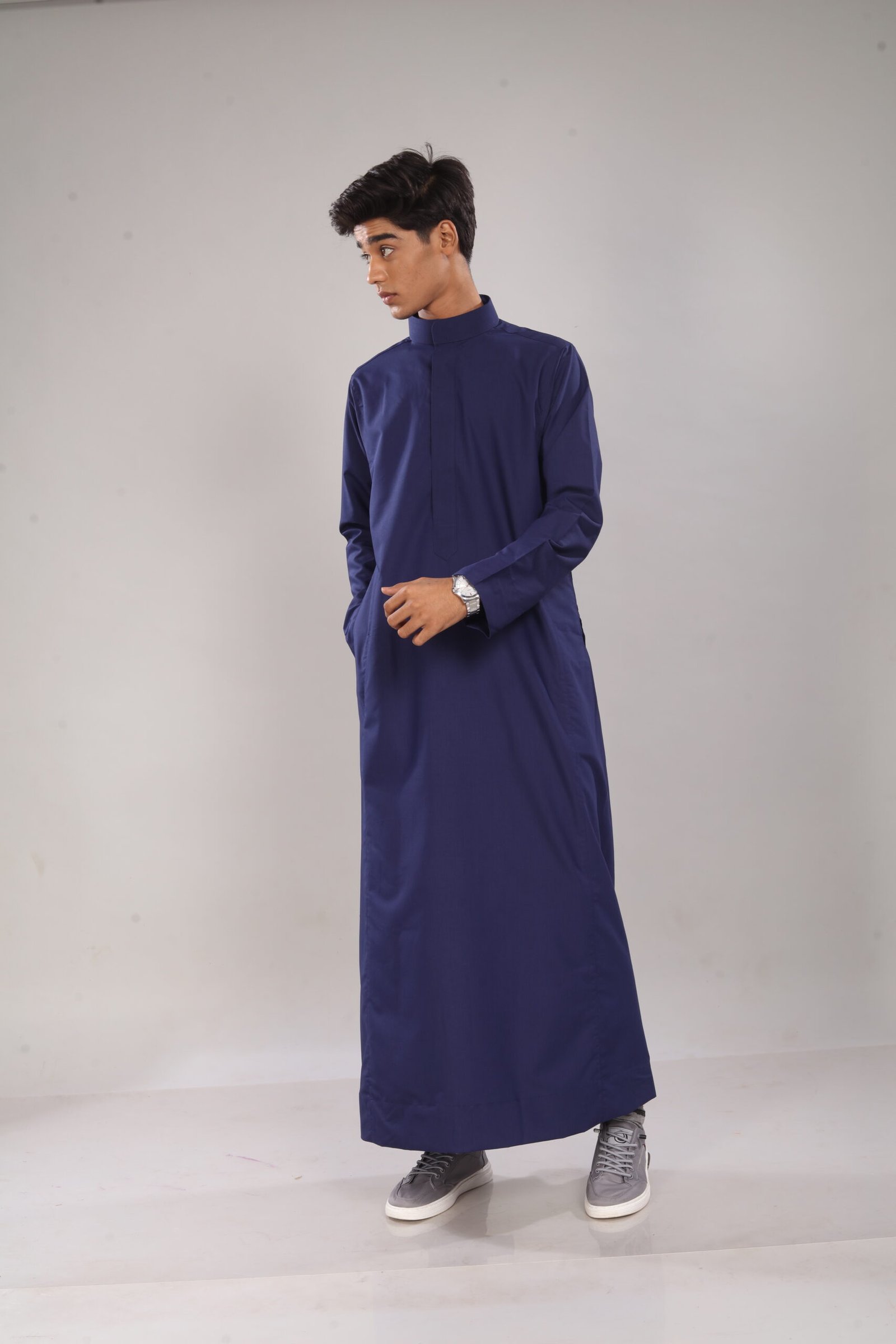 Navy Blue Urban Modest Thobe