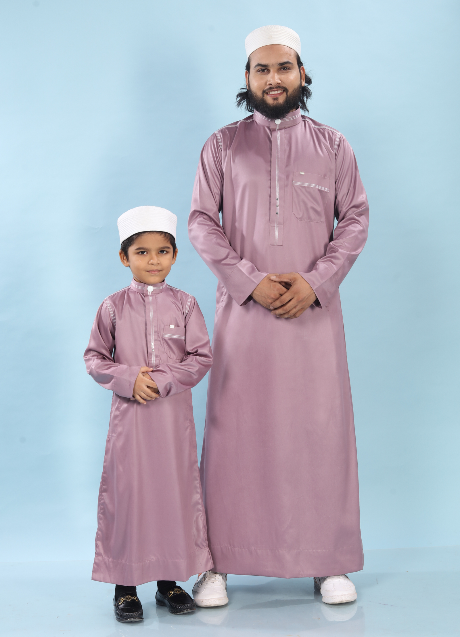 Mauve Emiri Premium Father & Son Combo