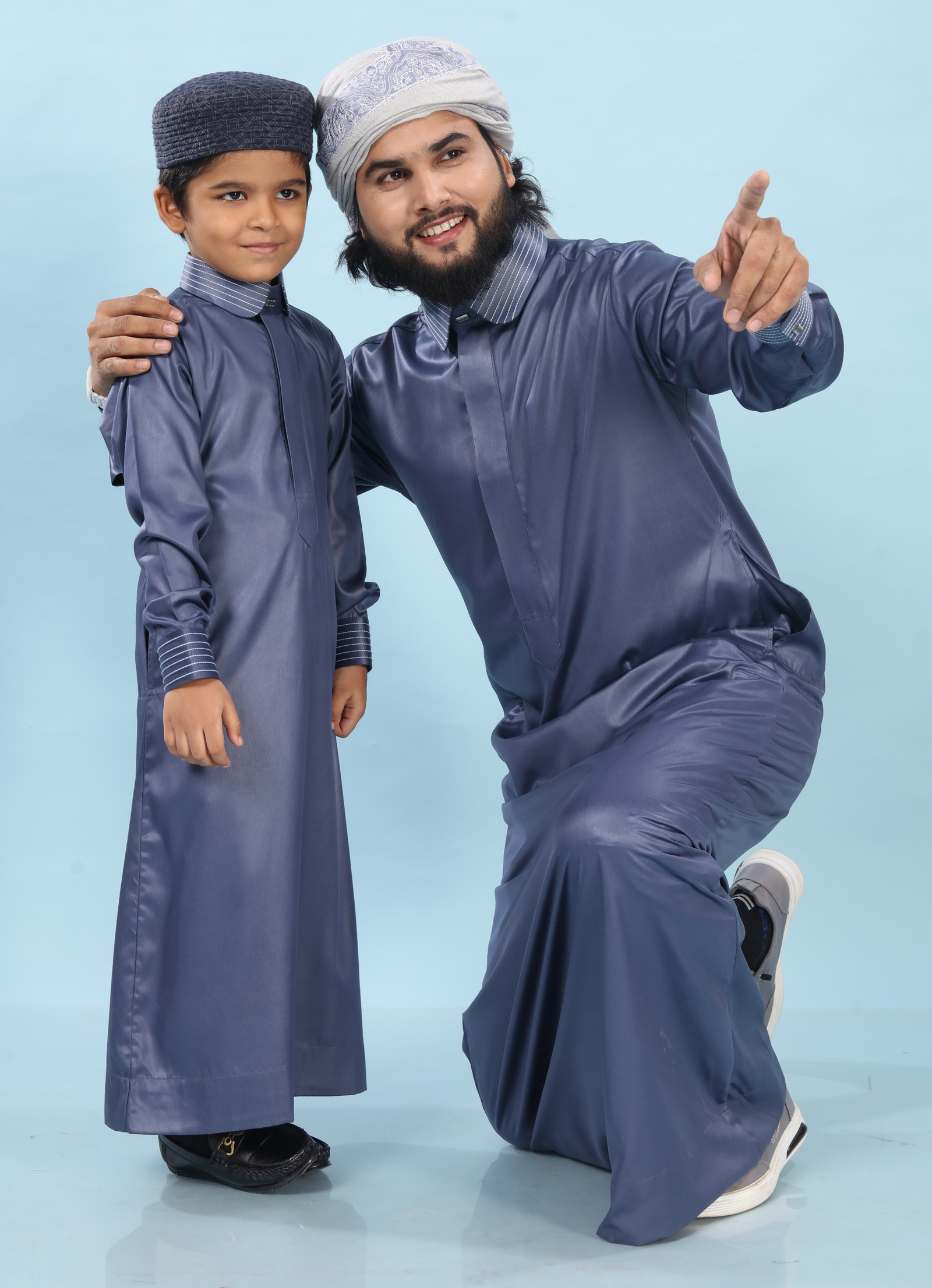 Smokeblue Classic  Father & Son Combo