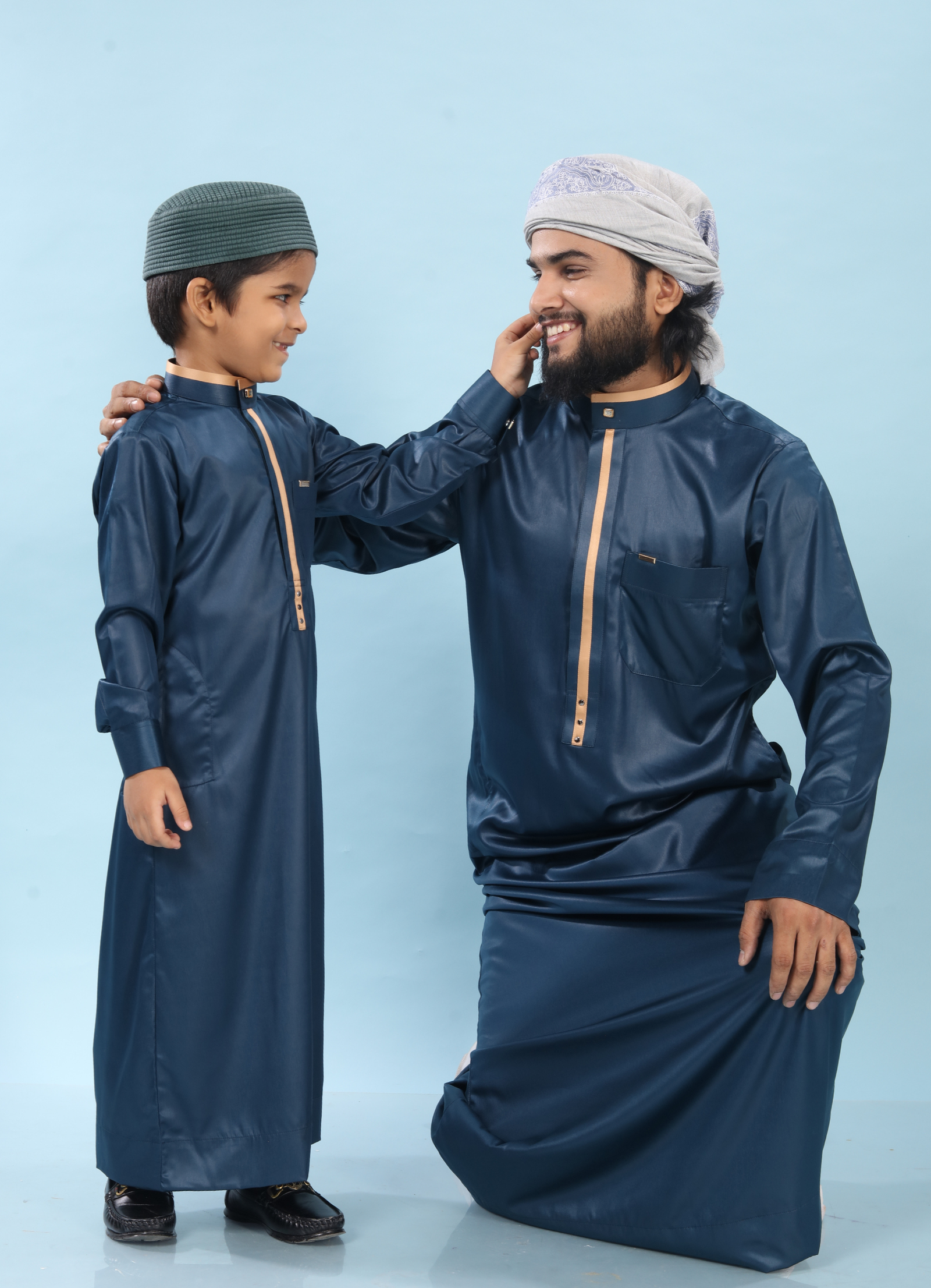 Zamzam Blue Heritage Father & Son Combo